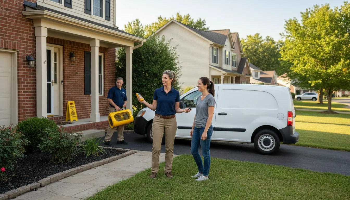 Water restoration image for Water Damage & Restoration Services in Pine Grove, CA